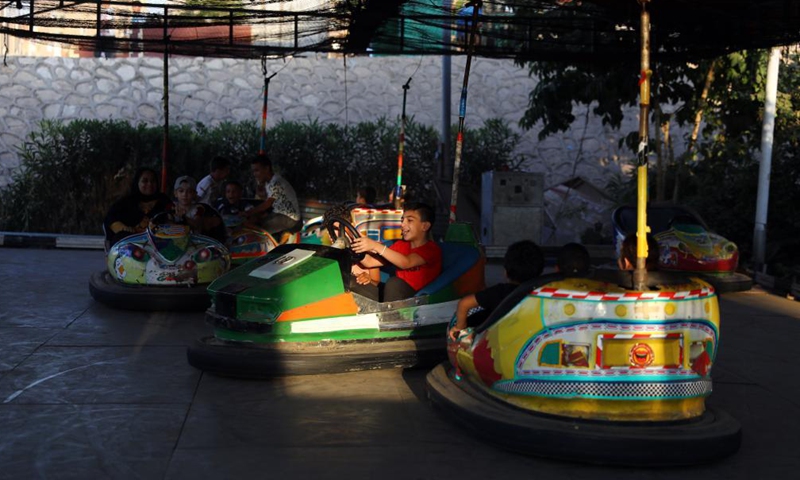 People enjoy Eid al-Adha holiday in Qalyubia province, Egypt